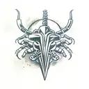 Smoke, Scorpion, Sub Zero, Sektor and Cyrax of Mortal Kombat in a pose tattoo design idea