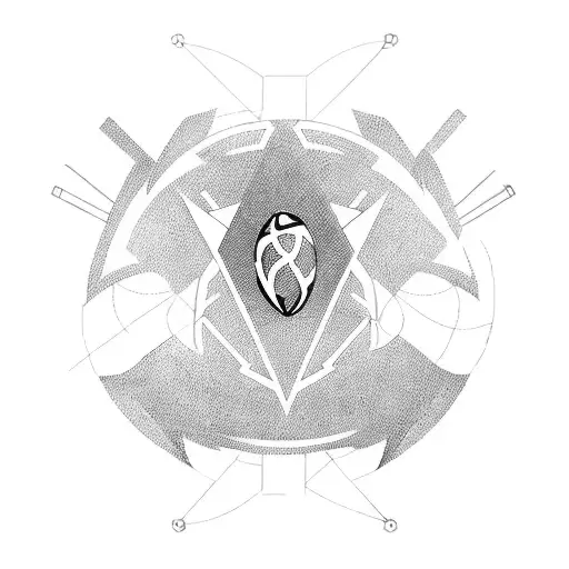 paralympic athletic logo tattoo design idea