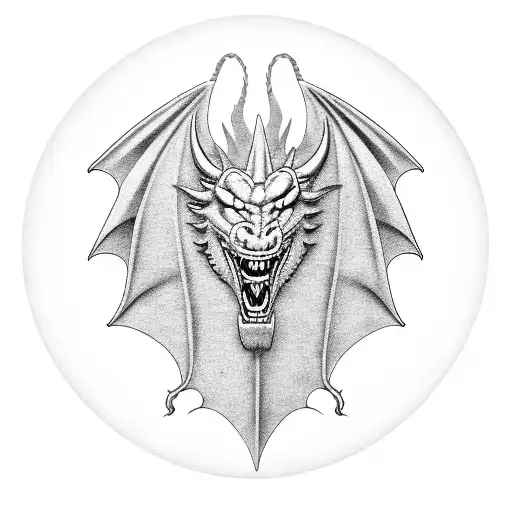 Kansas City Chiefs dragon  tattoo design idea