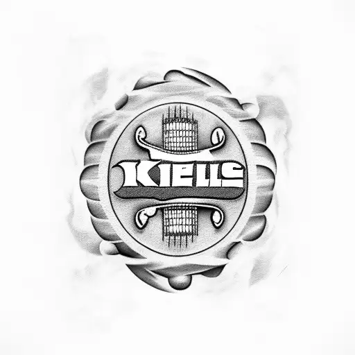 KC Chiefs with Kansas sky line incorporated  tattoo design idea