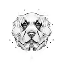cocker spaniel tattoo design idea