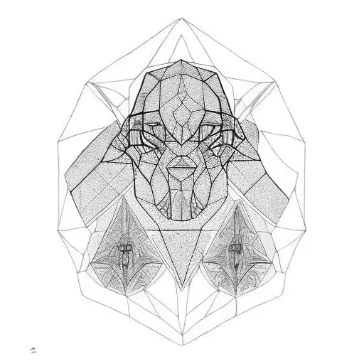 cyber tattoo design idea