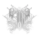 cyber tattoo design idea