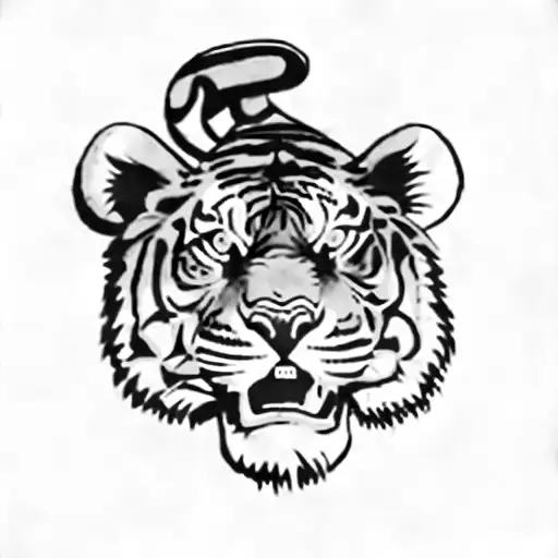 a lsu tiger tattoo design idea
