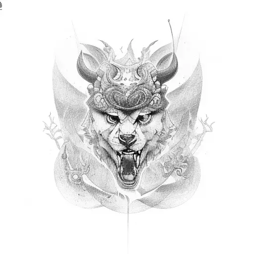 gargola tattoo design idea