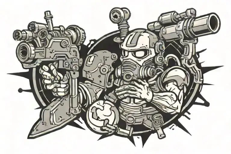 fallout  tattoo design idea
