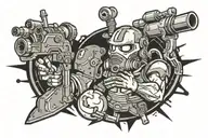 fallout  tattoo design idea