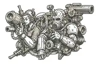 fallout  tattoo design idea