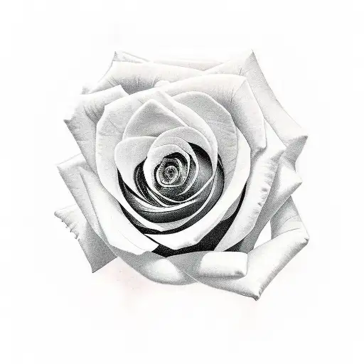 rose with the name emma in the stem tattoo design idea