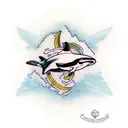 orca tattoo design idea