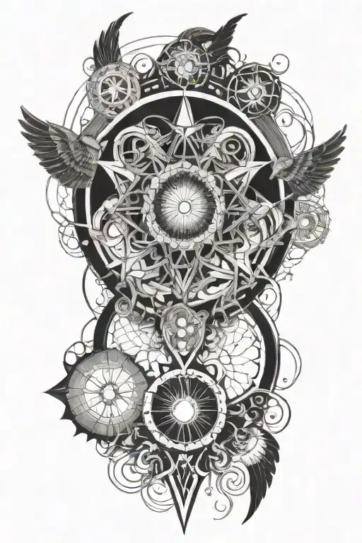 Metatron tattoo design idea