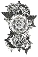Metatron tattoo design idea