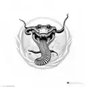 "Live free or die" with a rattlesnake wrapping around in between the words tattoo design idea