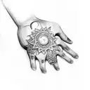 create hand tatto for me wich symbolize my passion about civil engineering,passiron about bikes & cars,painting,travelli tattoo design idea