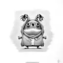 frankenweenie tattoo design idea