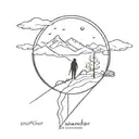 wanderer tattoo design idea