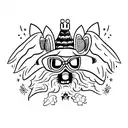 Small tattoo with the text: "tu nombre". It should be fun, silly. Maybe with elements e.g. sombrero, sunglasses, cactus tattoo design idea