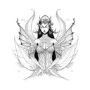  make an elf fairy tattoo design idea
