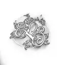 s&d initials finger tattoos for a 30 years married couple tattoo design idea