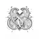 s&d initials finger tattoos for a 30 years married couple tattoo design idea