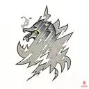 Lightning Bolt tattoo design idea