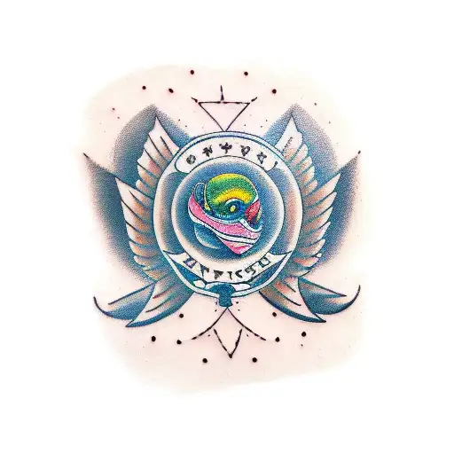 canary  tattoo design idea