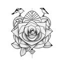 canary  tattoo design idea