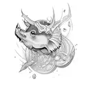 canarie  tattoo design idea