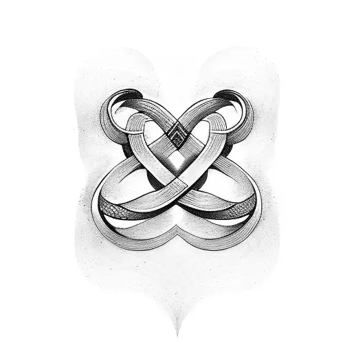 Popular Infinite Tattoo Set Stock Vector - Illustration of love, illusion:  71810191