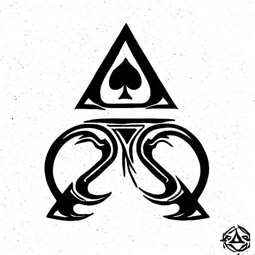 Ace of Spades tattoo design idea