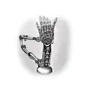 Biomechanical arm tattoo design idea