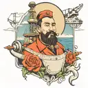 seaman engineer tattoo design idea