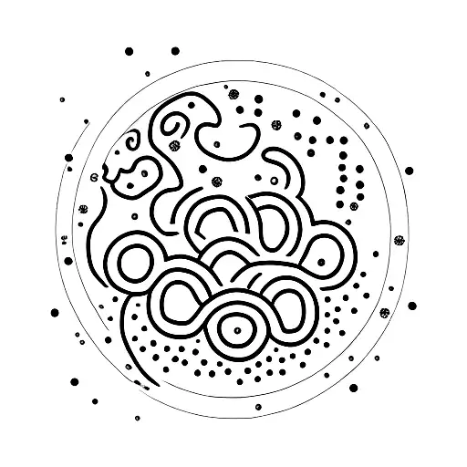 braille with cherry blossoms tattoo design idea