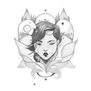 self love tattoo design idea