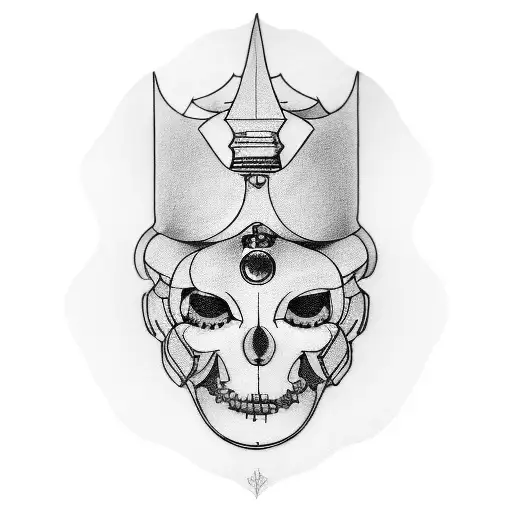 dullahan automaton tattoo design idea