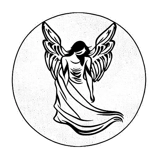 greek angel neck side tattoo tattoo design idea