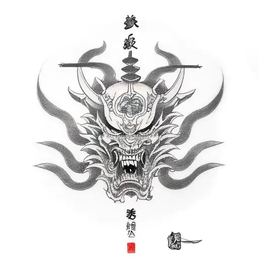 demon slayer tattoo design idea