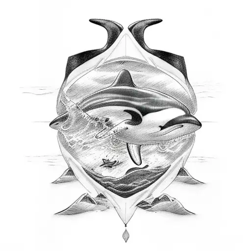 orca whale chest tattoo tattoo design idea