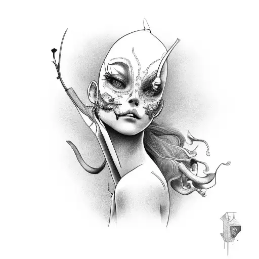 Bad liar tattoo design idea