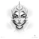 Bad liar tattoo design idea