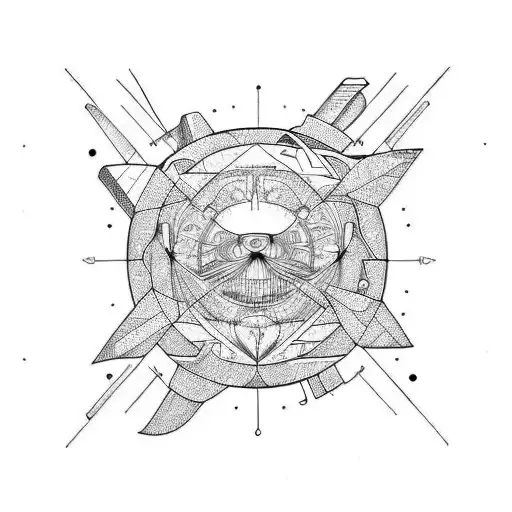 aerospace  tattoo design idea