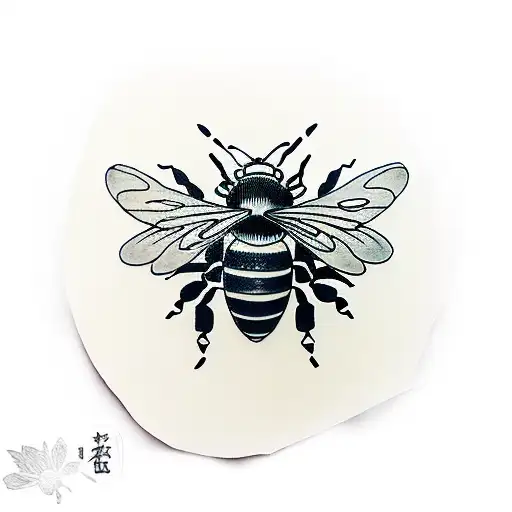 Honey Bee tattoo design idea