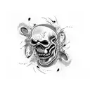 zombie  tattoo design idea
