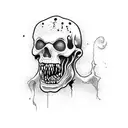 zombie  tattoo design idea