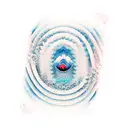 three waves tattoo design idea