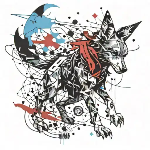 Lucario  tattoo design idea