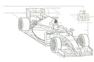 formula 1 car tattoo design idea