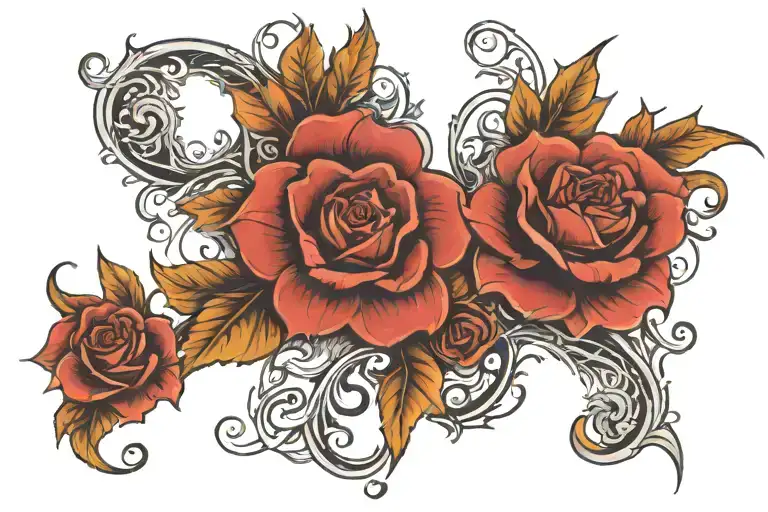 trusting process written tattoo design idea