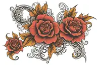 trusting process written tattoo design idea