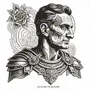 julius caesar tattoo design idea